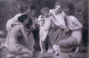 L"Admiration, Bibbys Annual, 1916-1917 af William-Adolphe Bouguereau